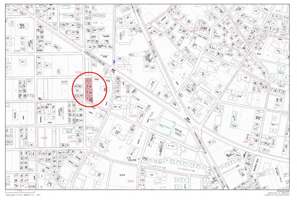 本野町地図 豊川住宅センター
